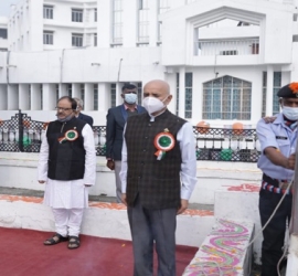 Celebration of republic day 2022 and suryanamaskar